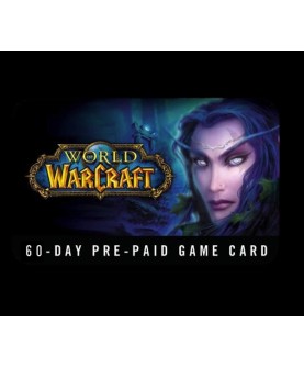 World of Warcraft 60 DAYS Pre-Paid Time Card Battlenet Key 